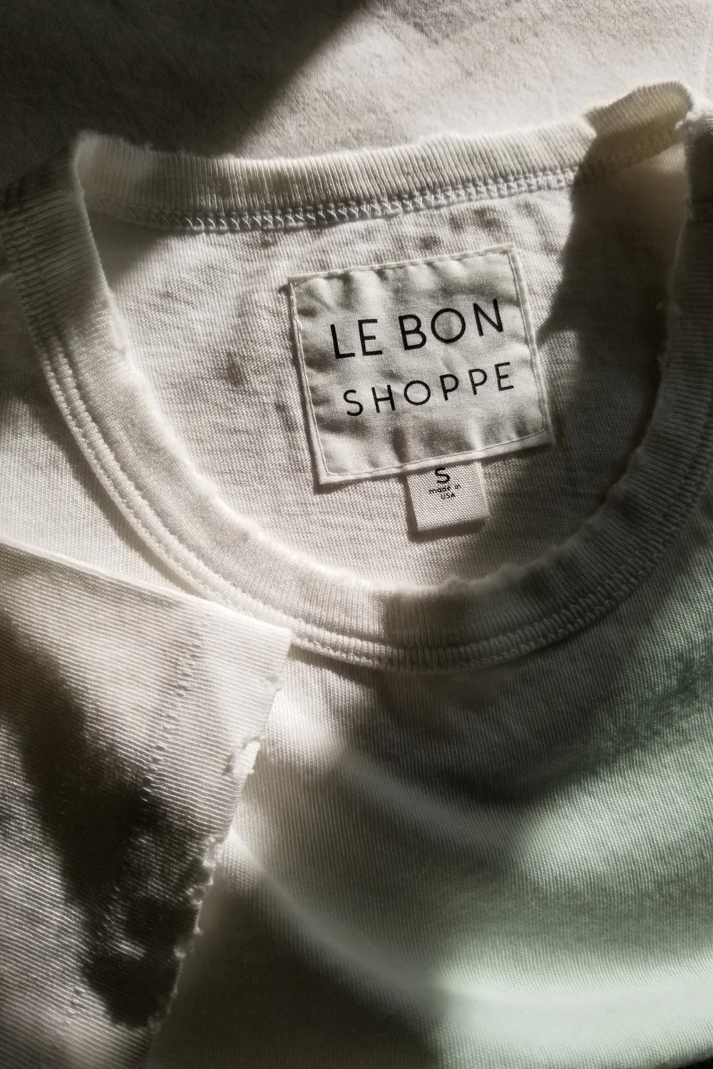 White Vintage Boy Tee