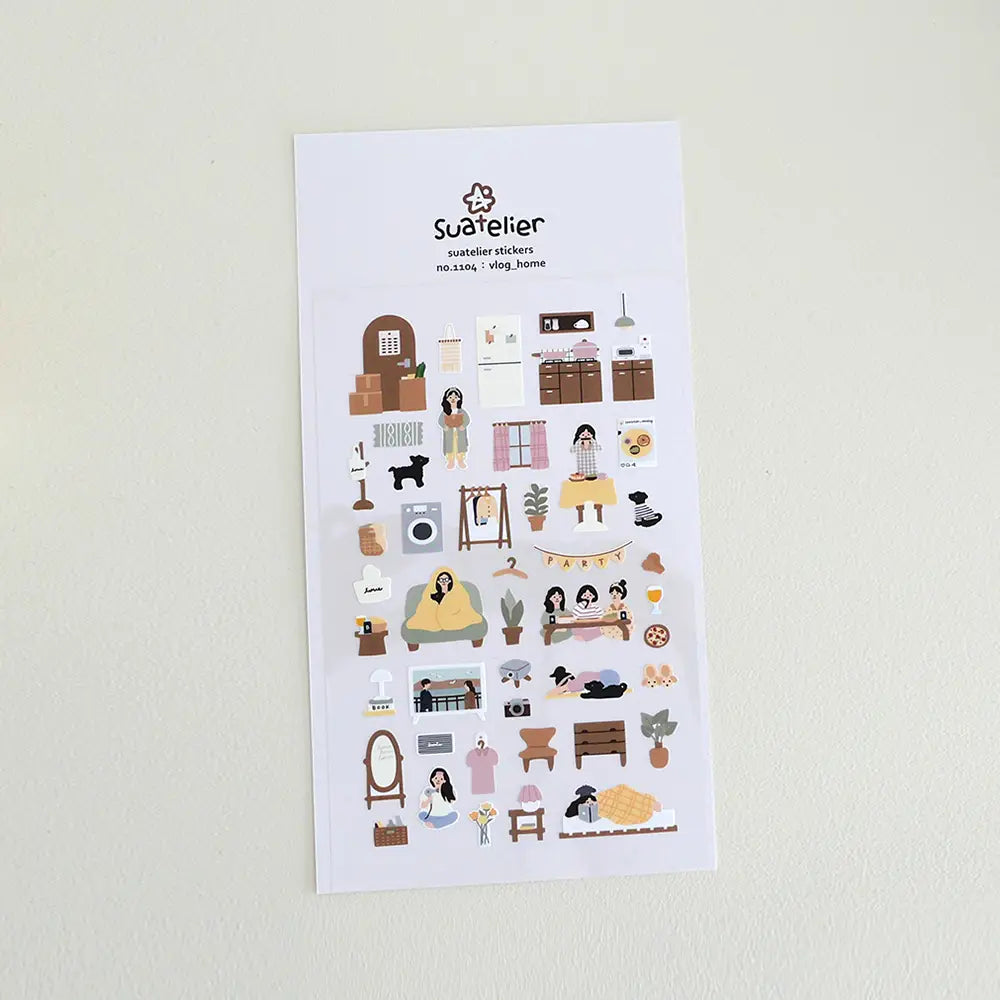Cozy Home Sticker Sheet