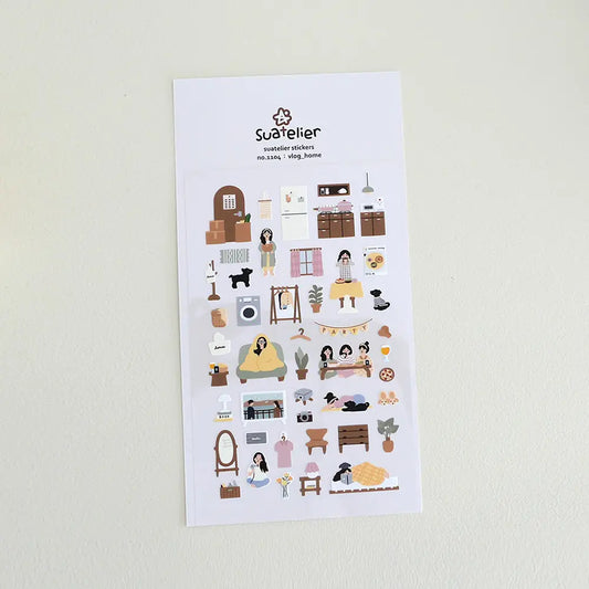 Cozy Home Sticker Sheet