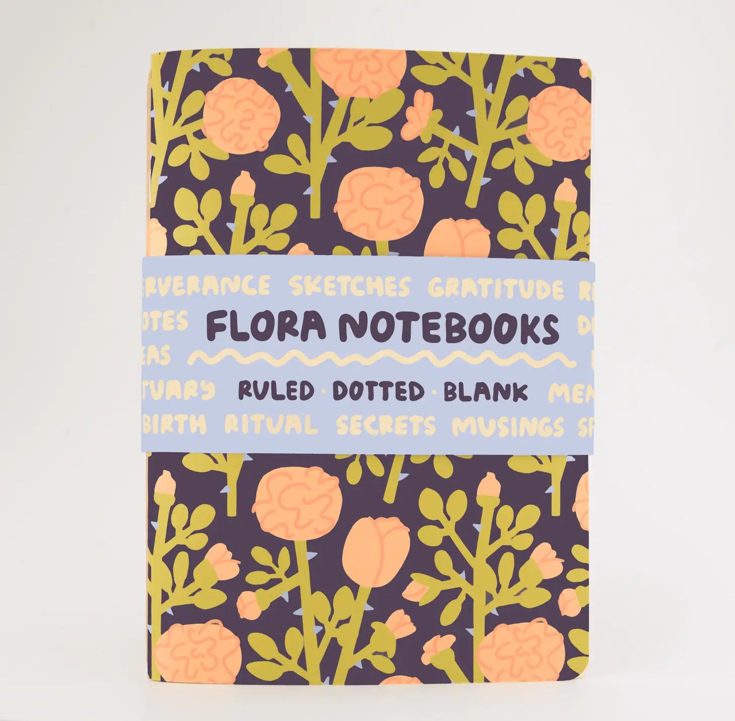 Flora Notebooks - Set of 3