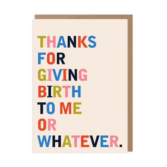 Giving Birth Card