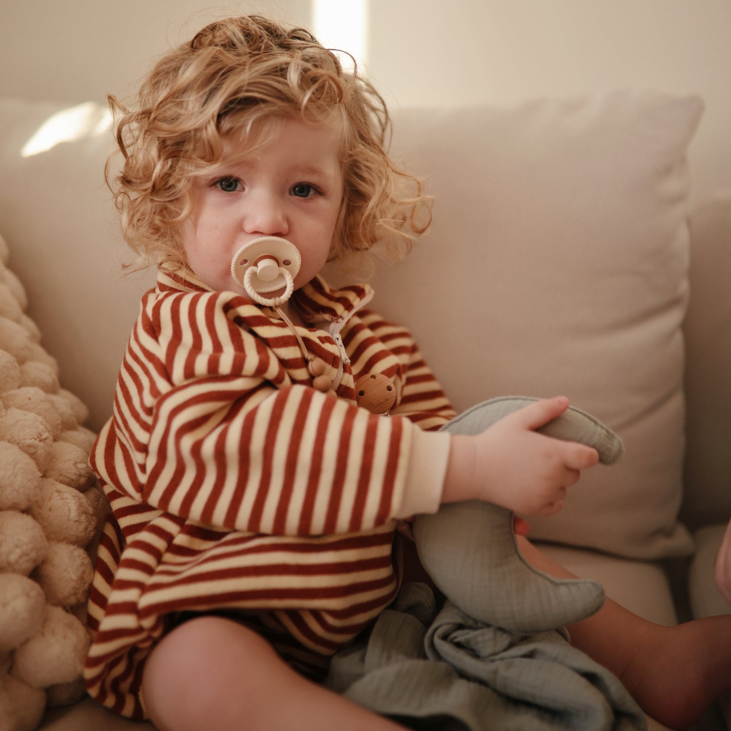 Frigg Pacifier ~ Blush / Cream
