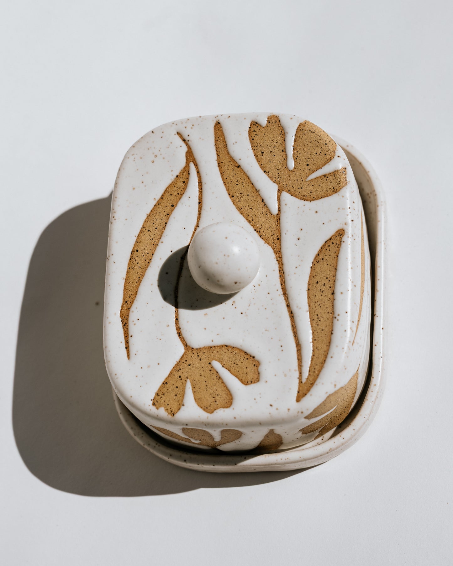 Poppies Butter Dish