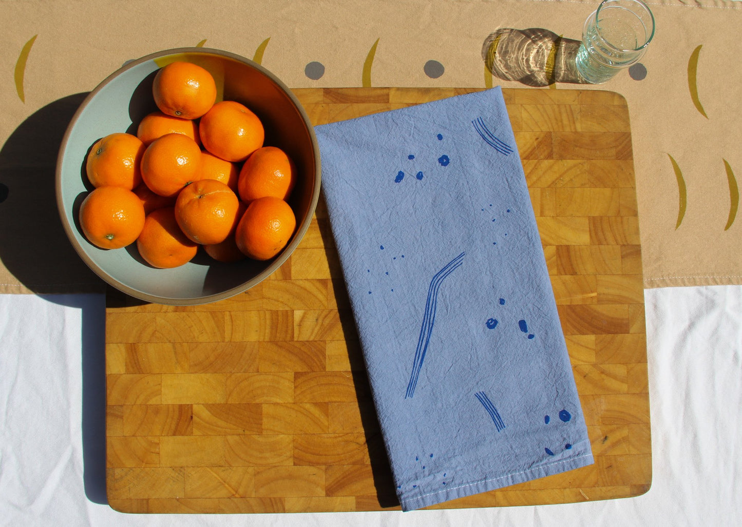 Tea Towel ~ Cornflower