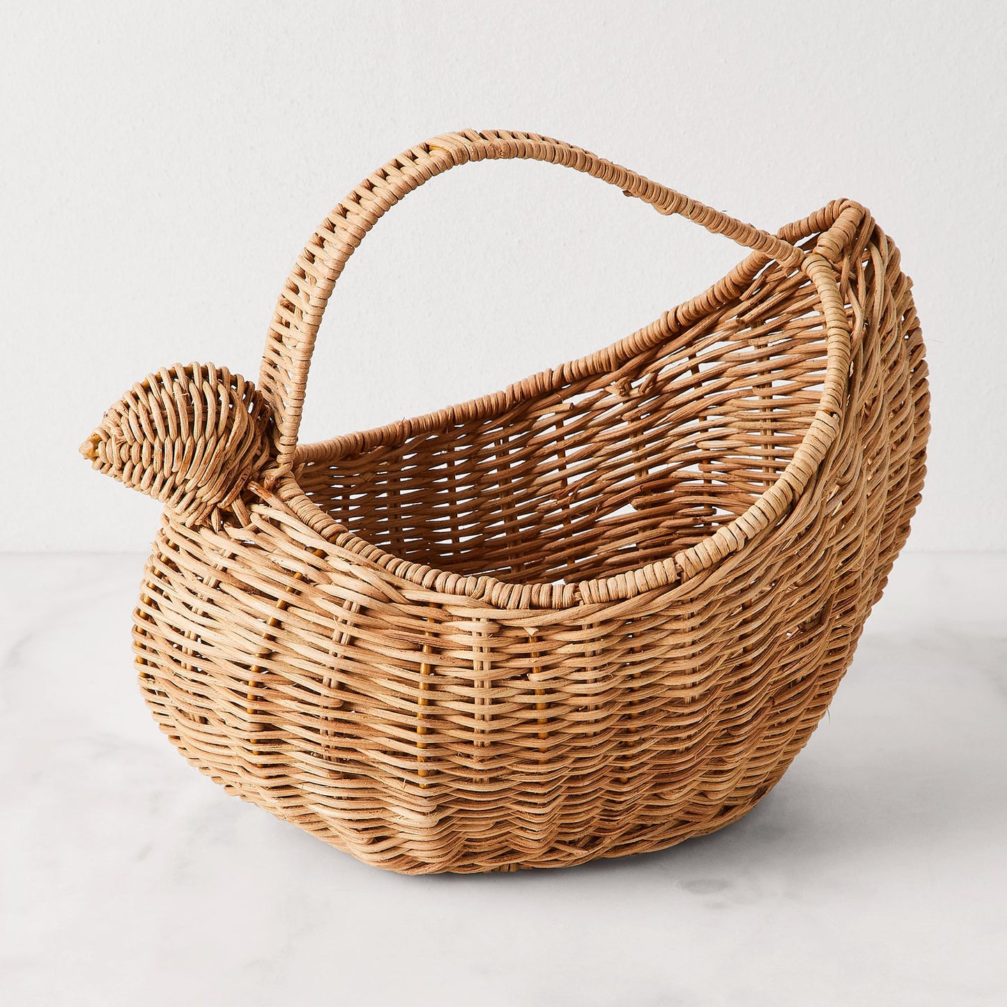 Rattan Chicken Basket