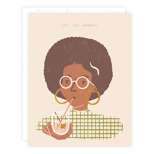 Sip Sip Hooray Card