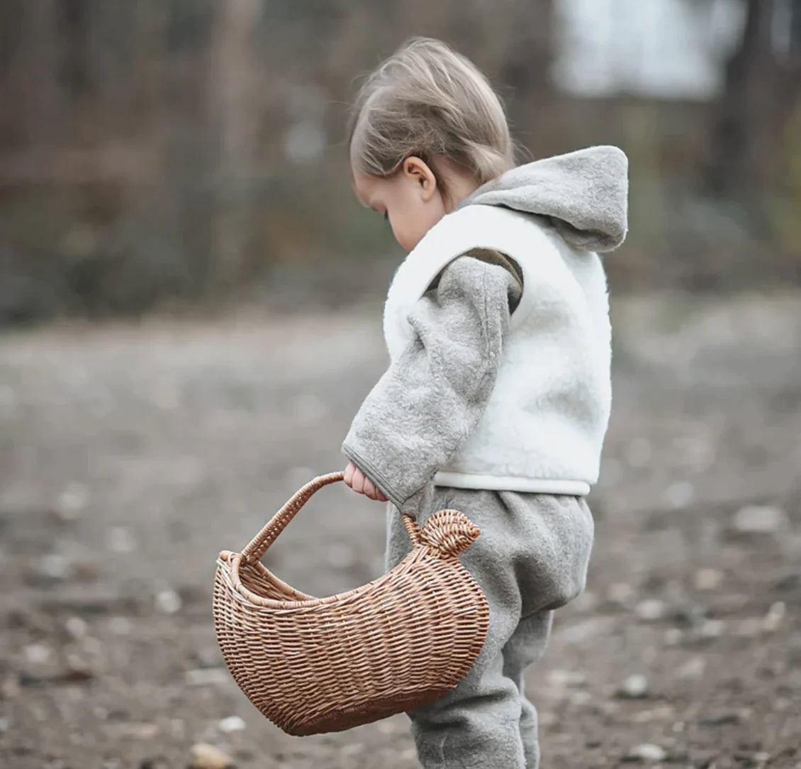 Rattan Chicken Basket