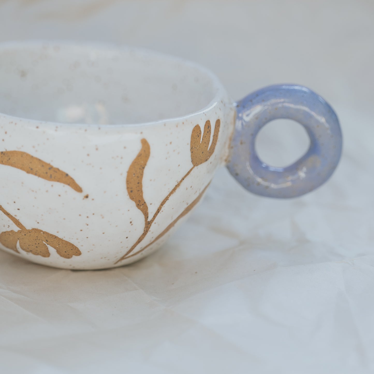 Floral Pitcher ~ Blue