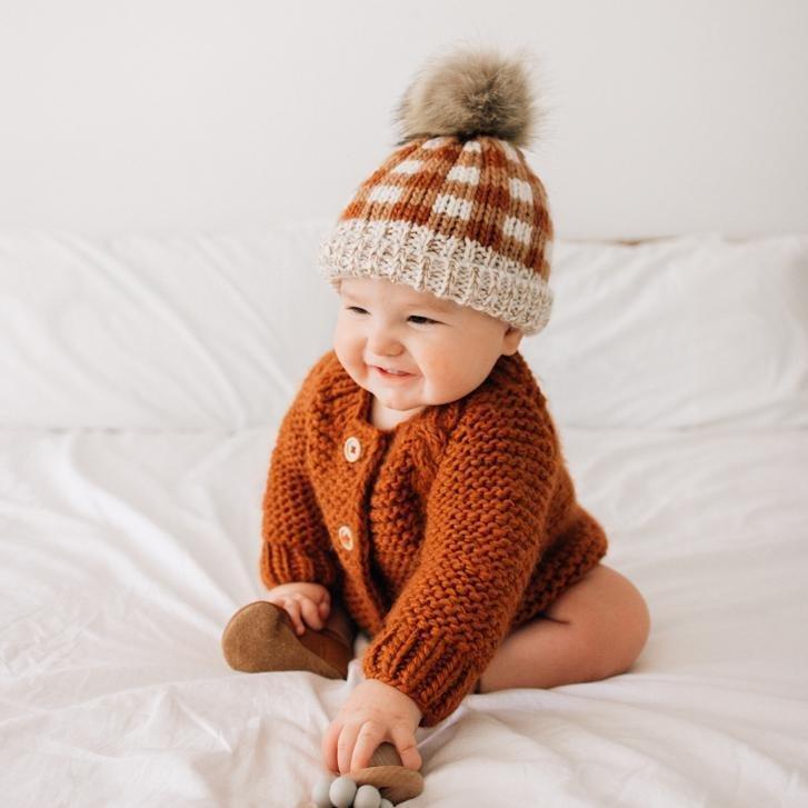 Cardigan Sweater ~ Chili