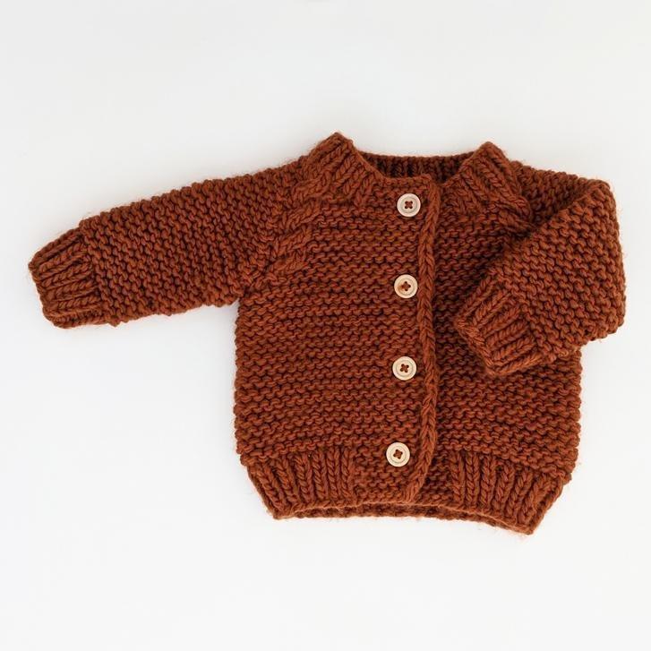 Cardigan Sweater ~ Chili