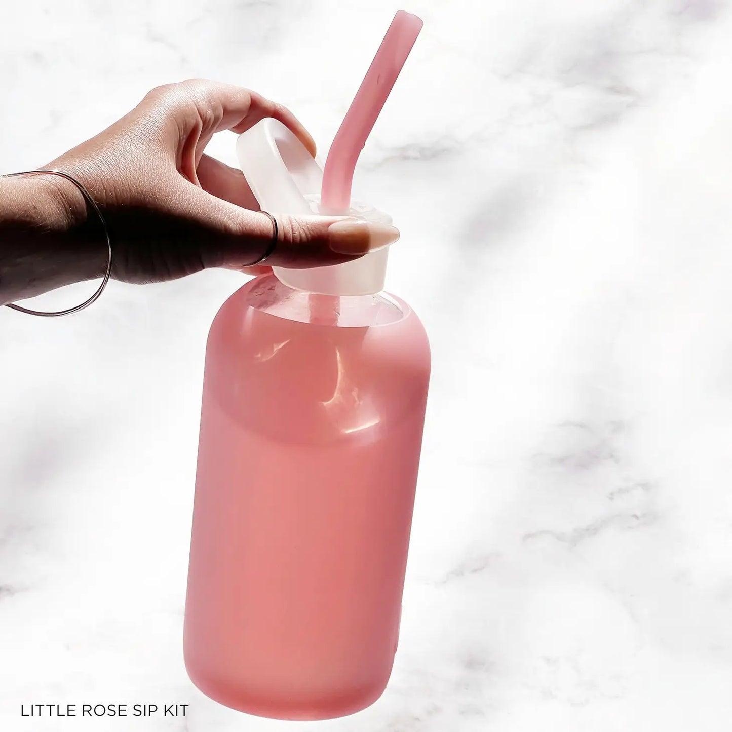 Champagne Pink Straws