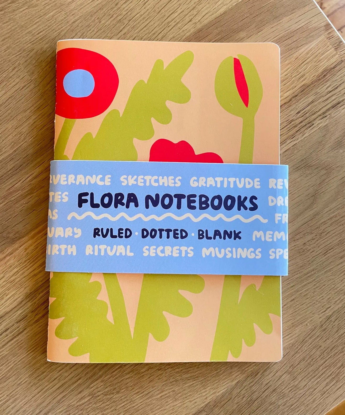 Flora Notebooks - Set of 3