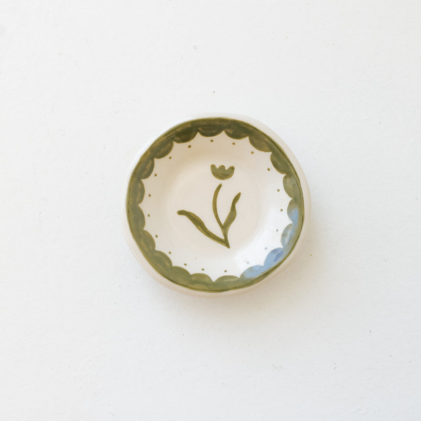 Floral Trinket Dish