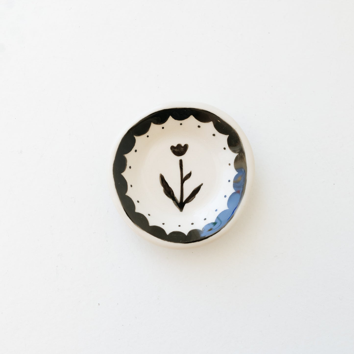 Floral Trinket Dish