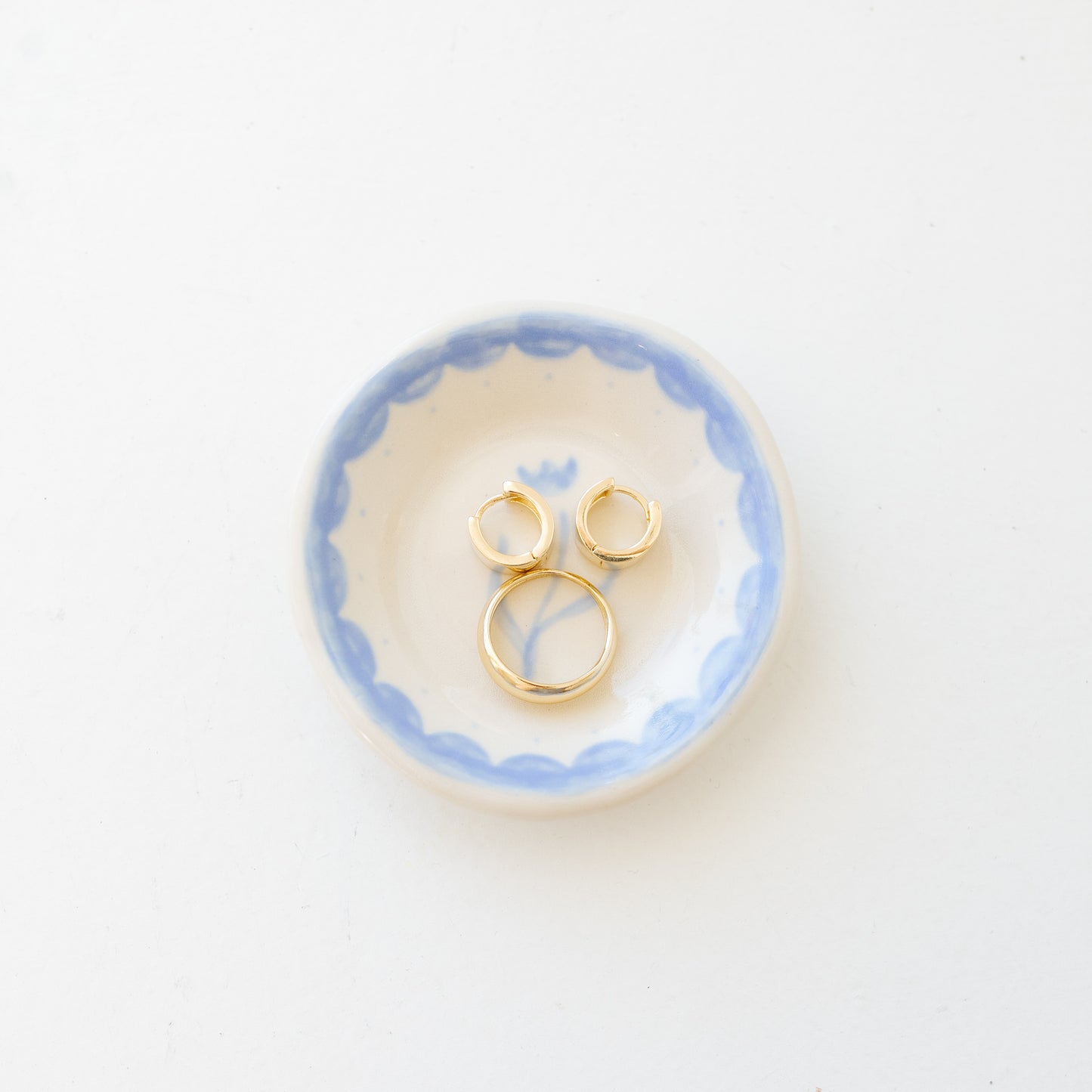 Floral Trinket Dish