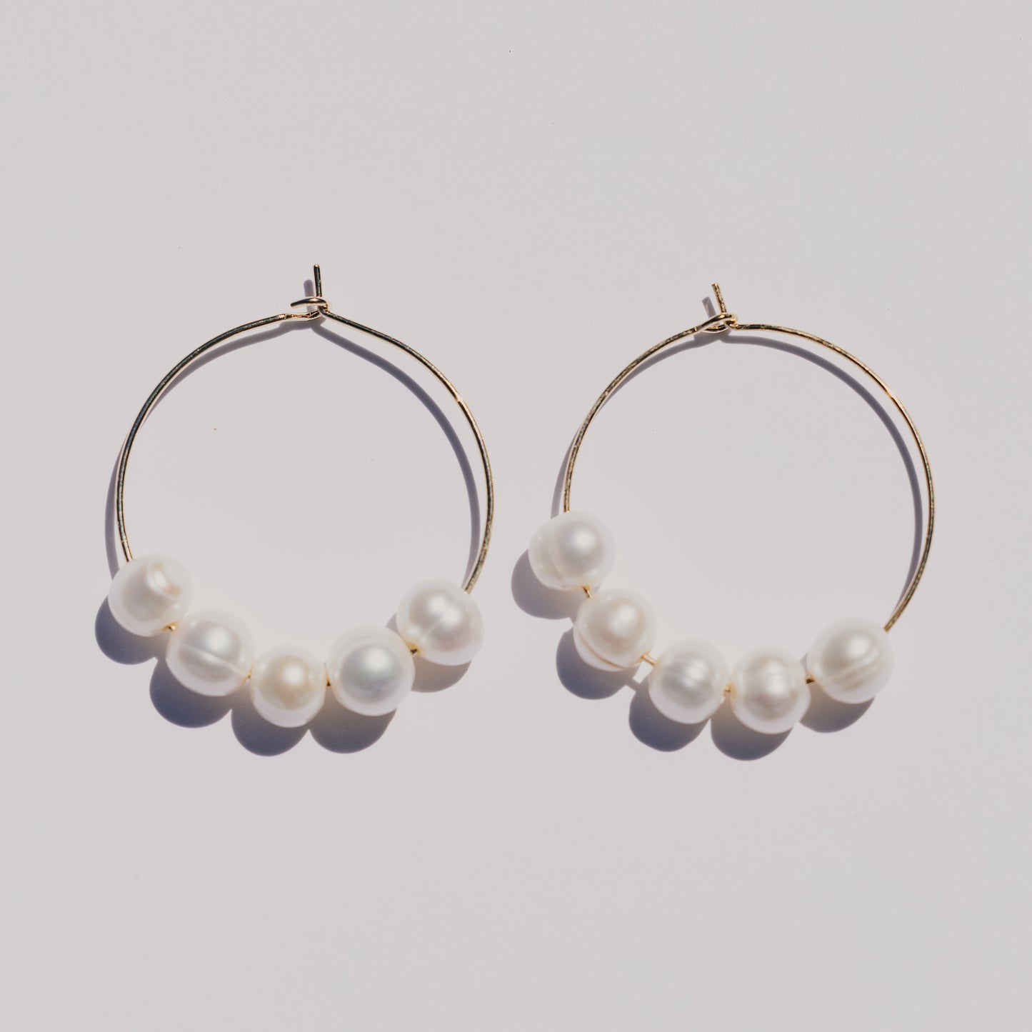 Pearl Hoops