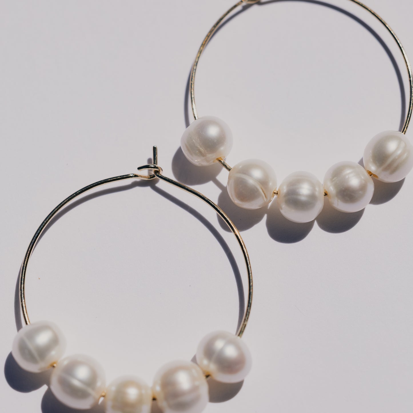 Pearl Hoops