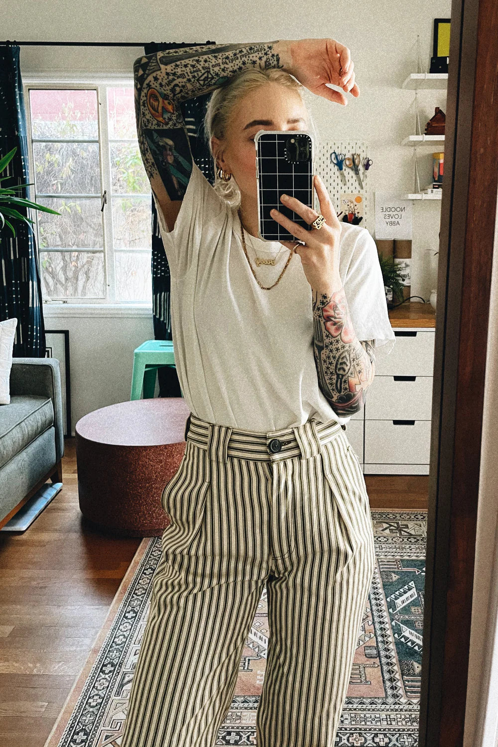 White Vintage Boy Tee