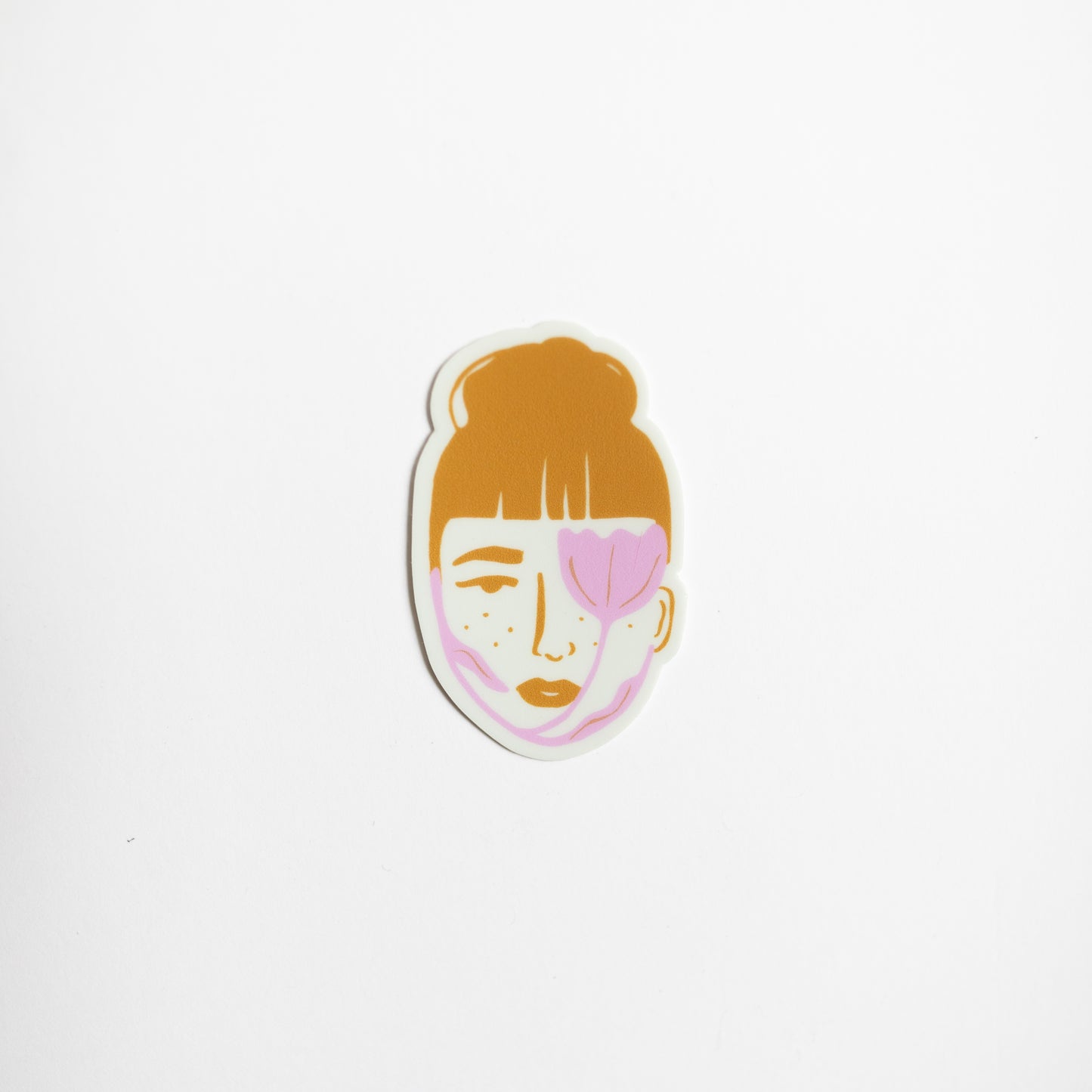 Peeking Poppy Sticker