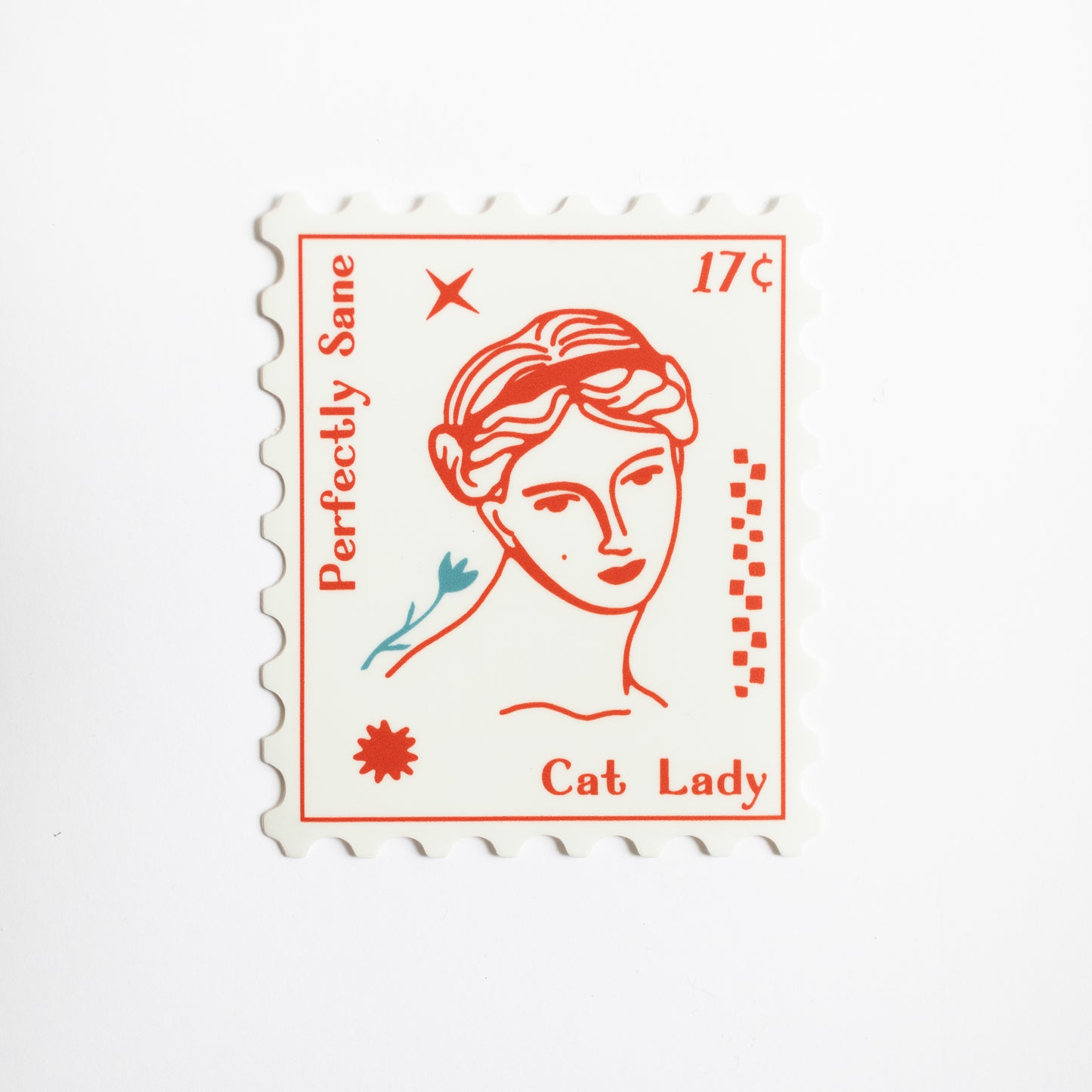Perfectly Sane Cat Lady Sticker