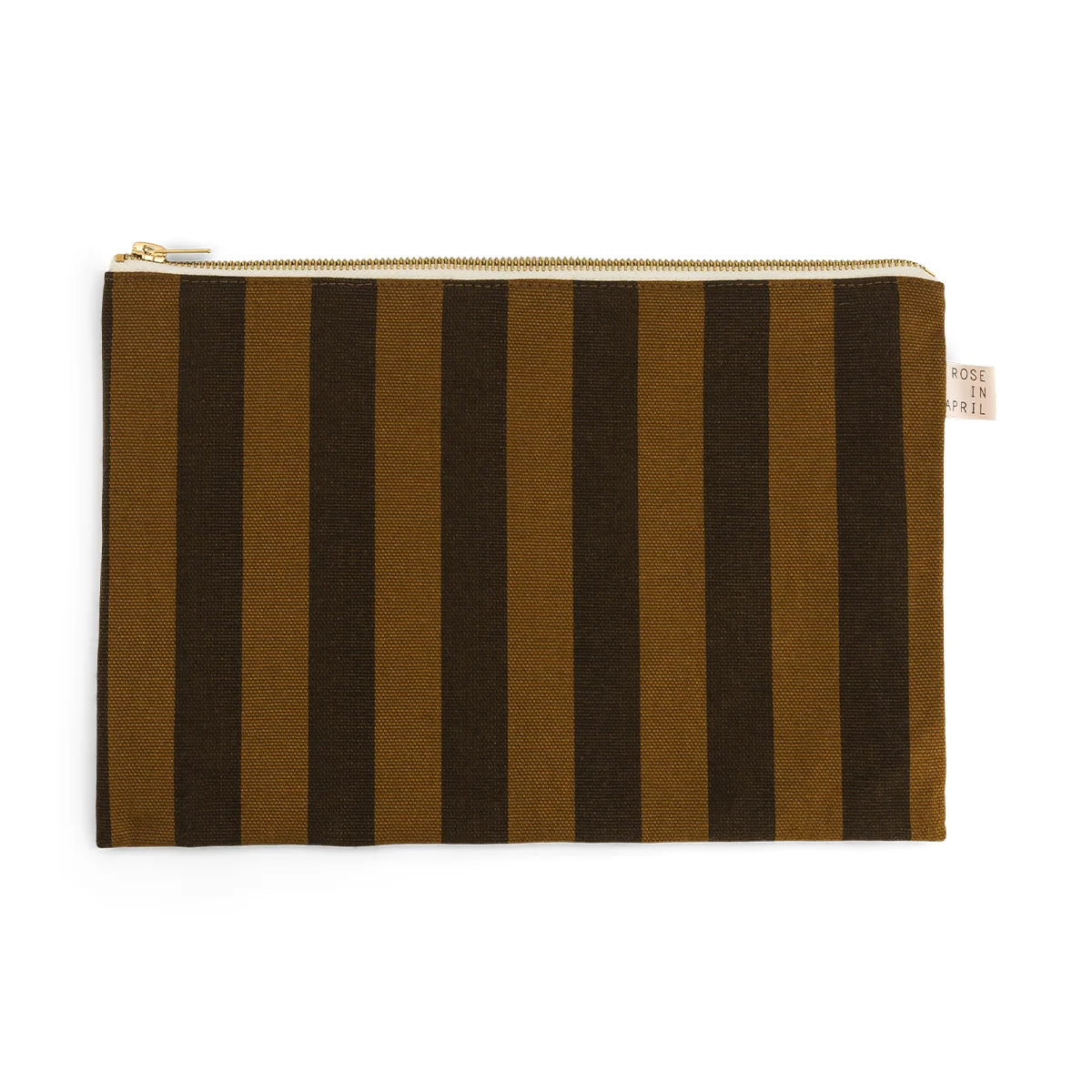 Lili Clutch ~ Cumin Stripes