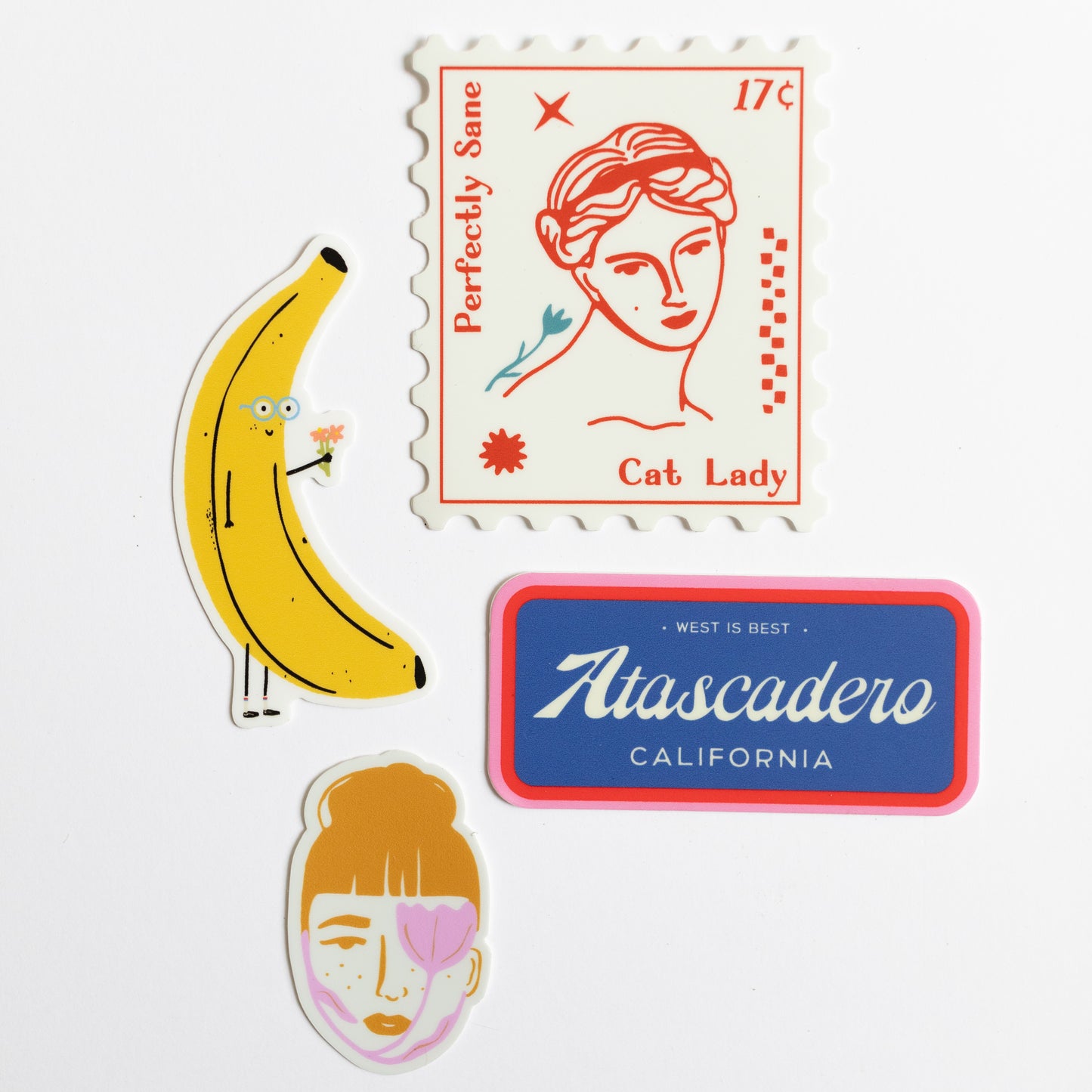 Peeking Poppy Sticker