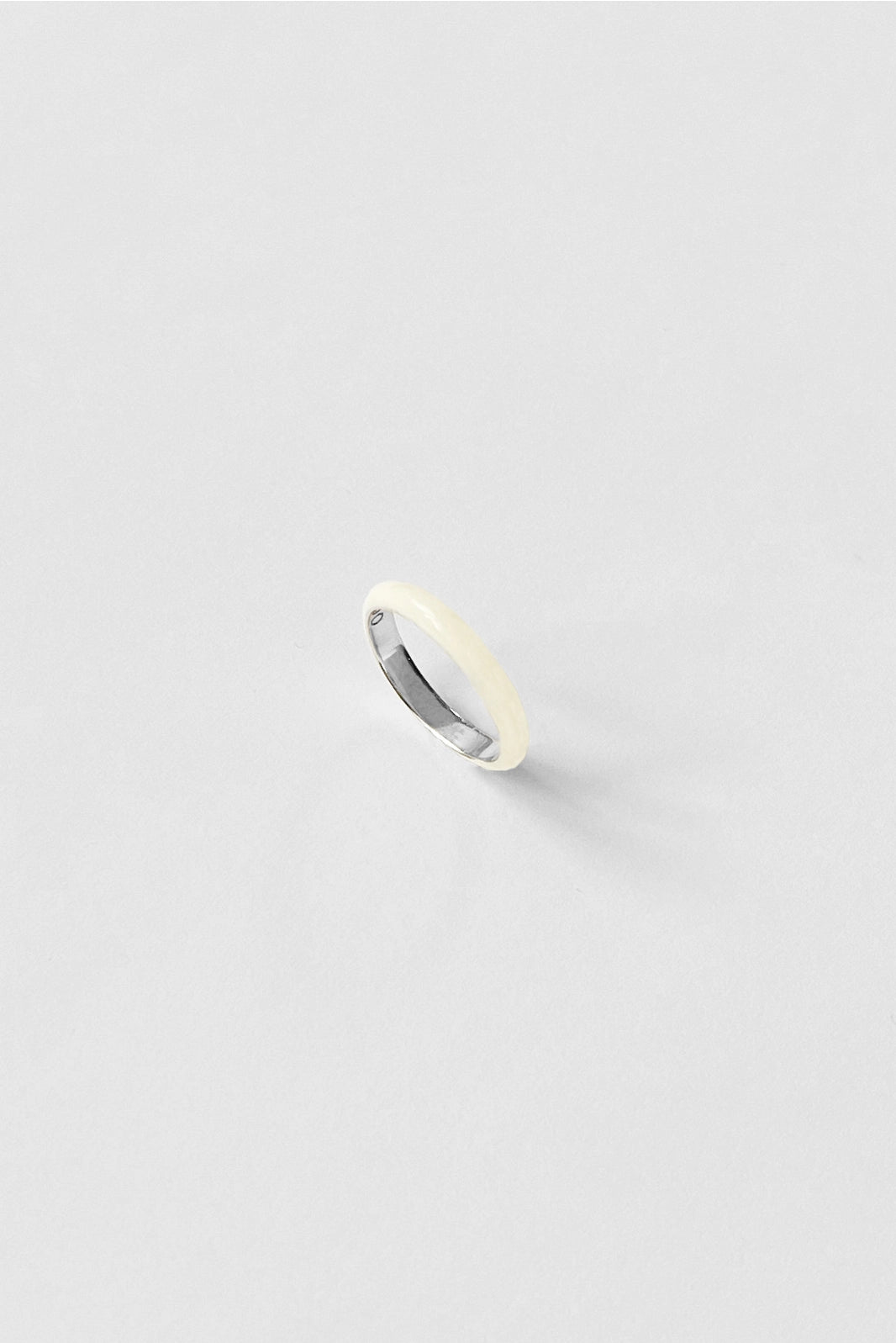 Enamel Ring ~ Buttermilk