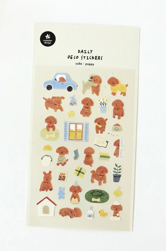 Little Puppy Sticker Sheet