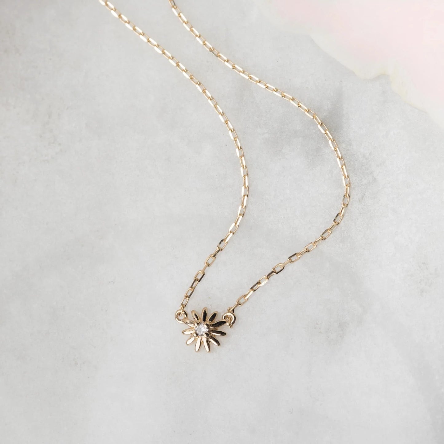 Diamond Daisy Pendant