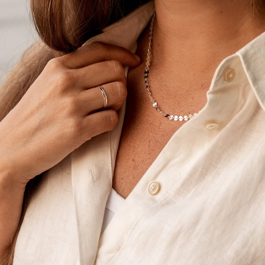 Hammered Stacking Ring