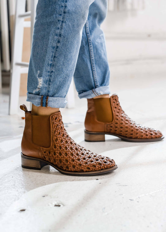 Julio Booties - Cognac