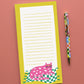 Kitty Magnetic Market List Notepad