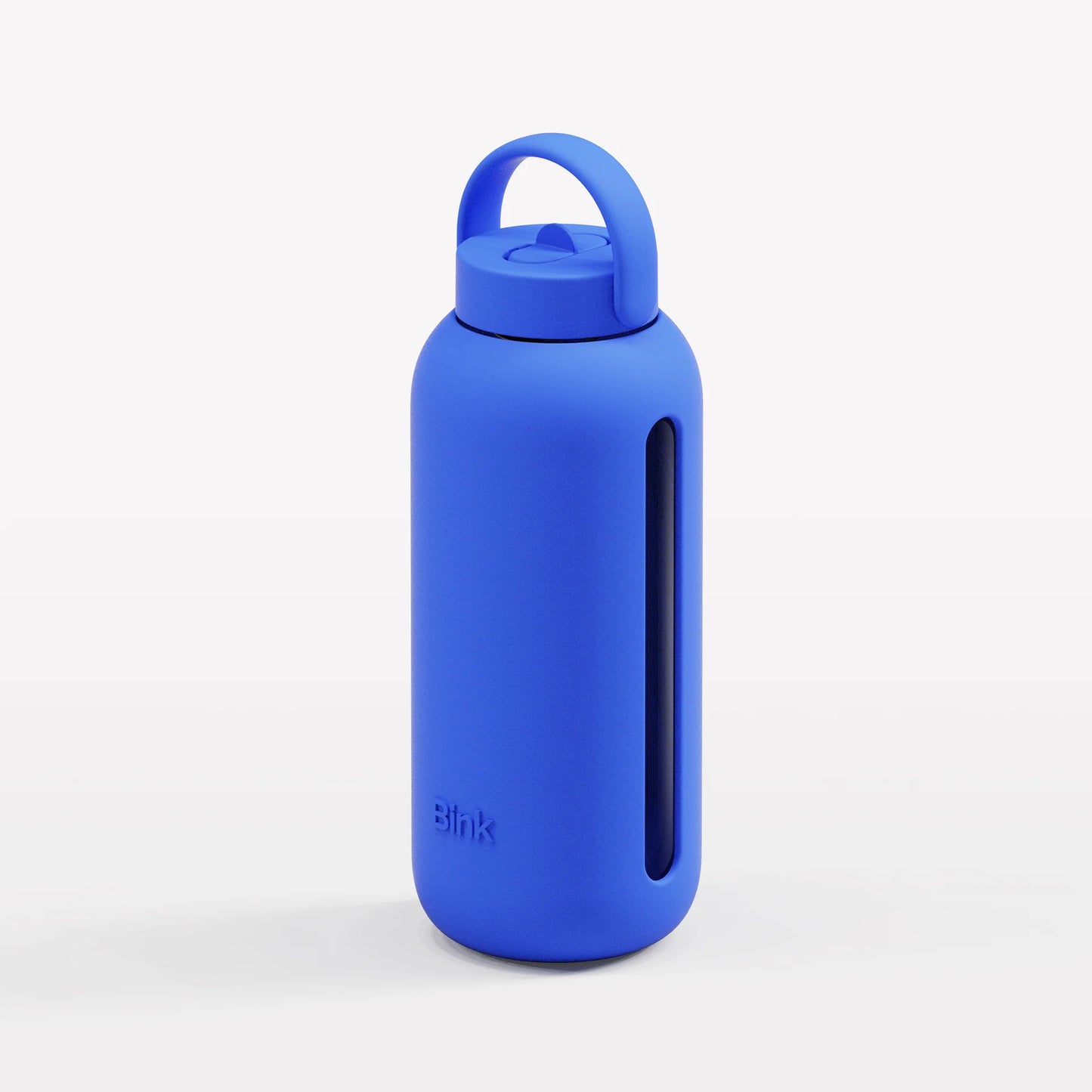 Glass Water Bottle - Cobalt