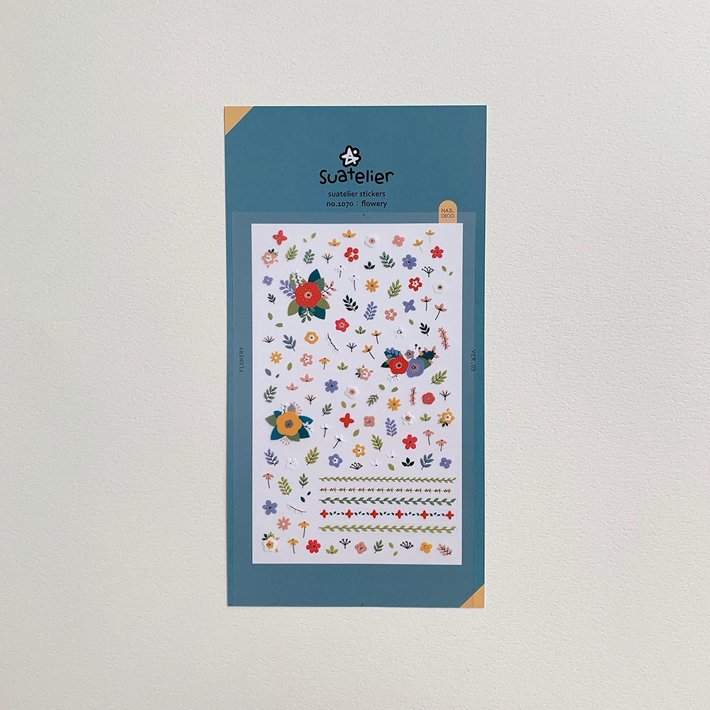 Flowery Sticker Sheet