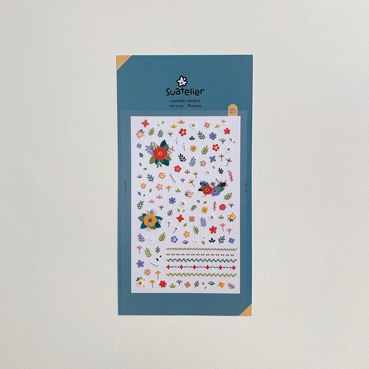 Flowery Sticker Sheet