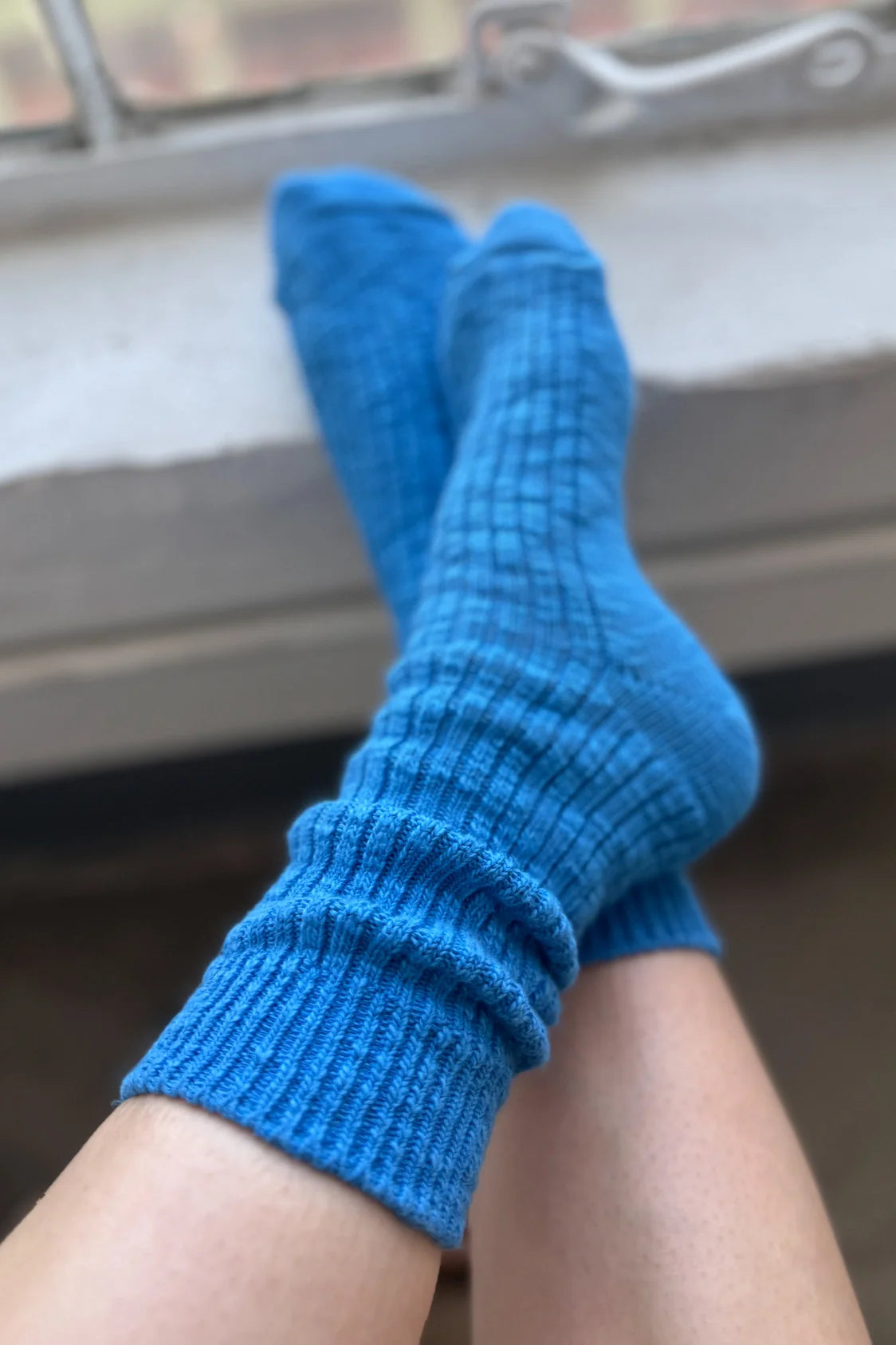 Cottage Socks ~ Laguna Blue