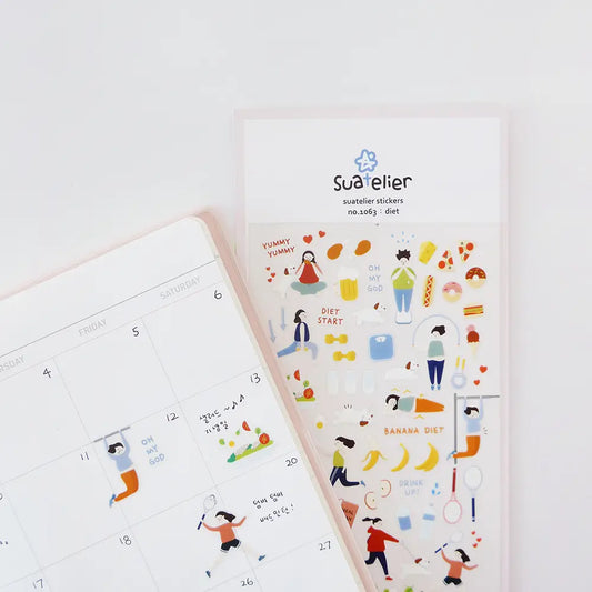 Diet Sticker Sheet