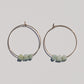Aventurine Hoops