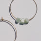 Aventurine Hoops