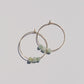 Aventurine Hoops