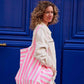 Elisa Tote Bag Neon Stripes