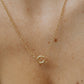 Front Clasp Rolo Chain Necklace