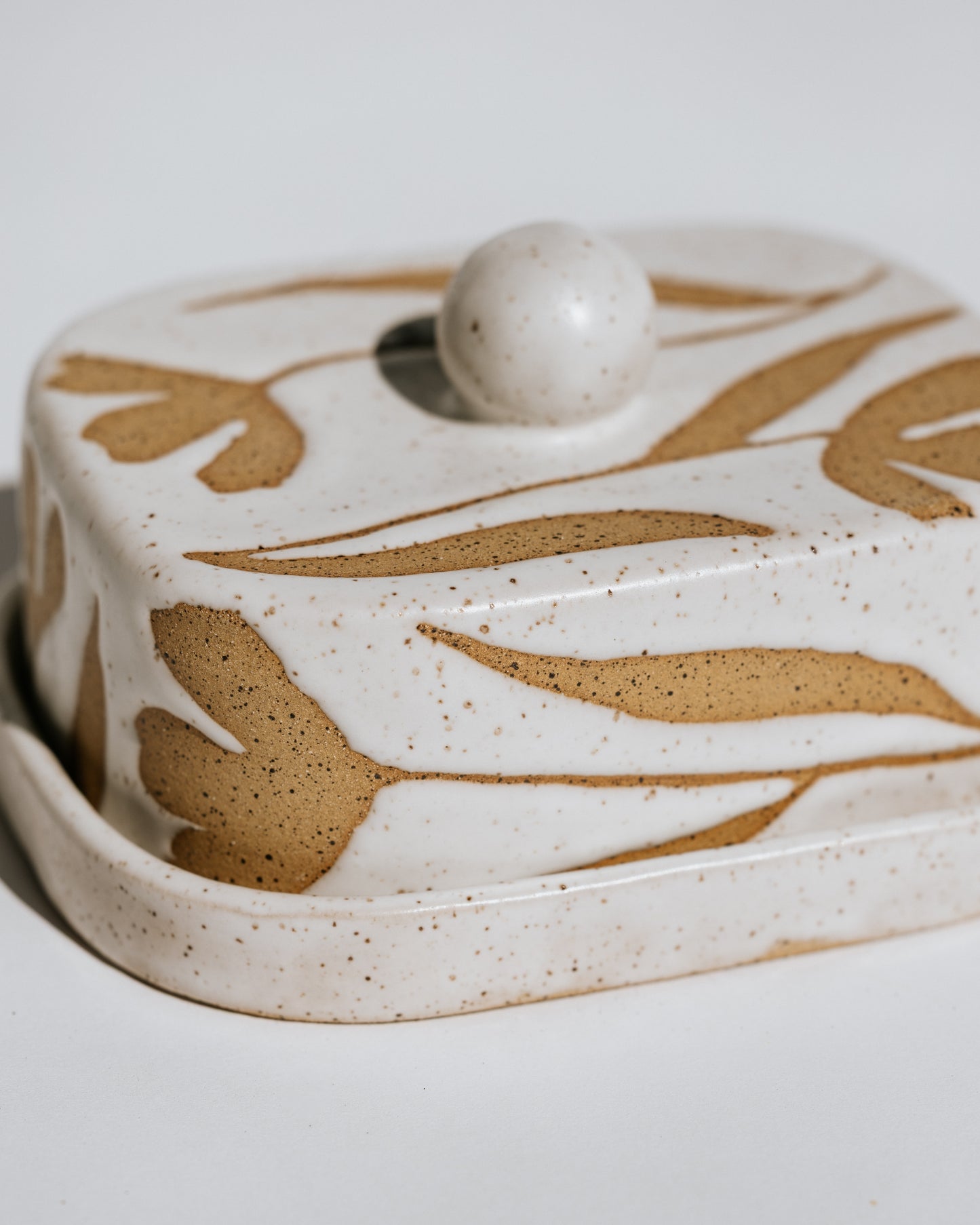 Poppies Butter Dish