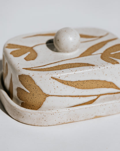 Poppies Butter Dish