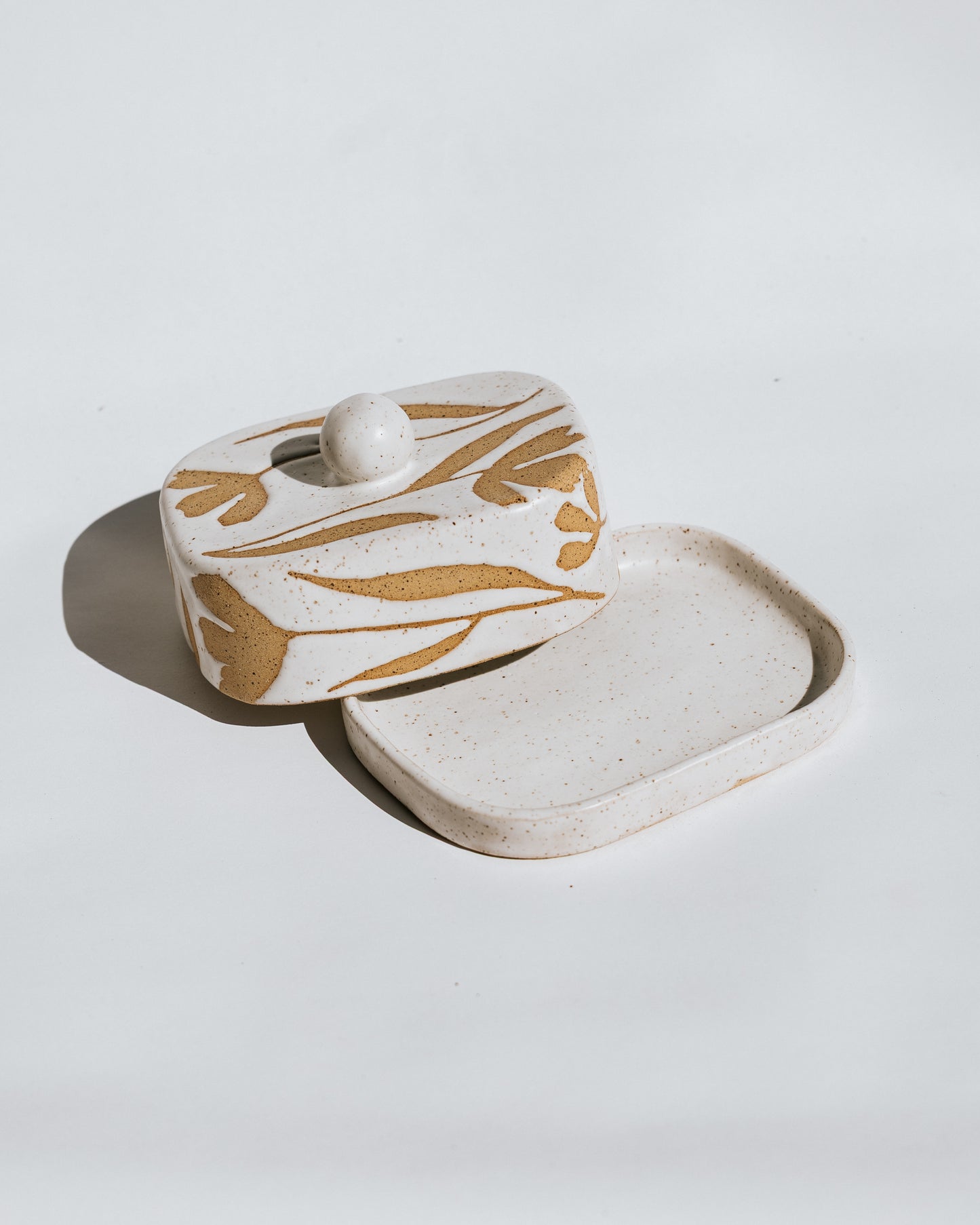 Poppies Butter Dish