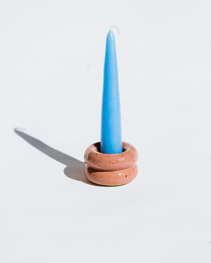 Donut Candlestick Holder ~ Strawberry