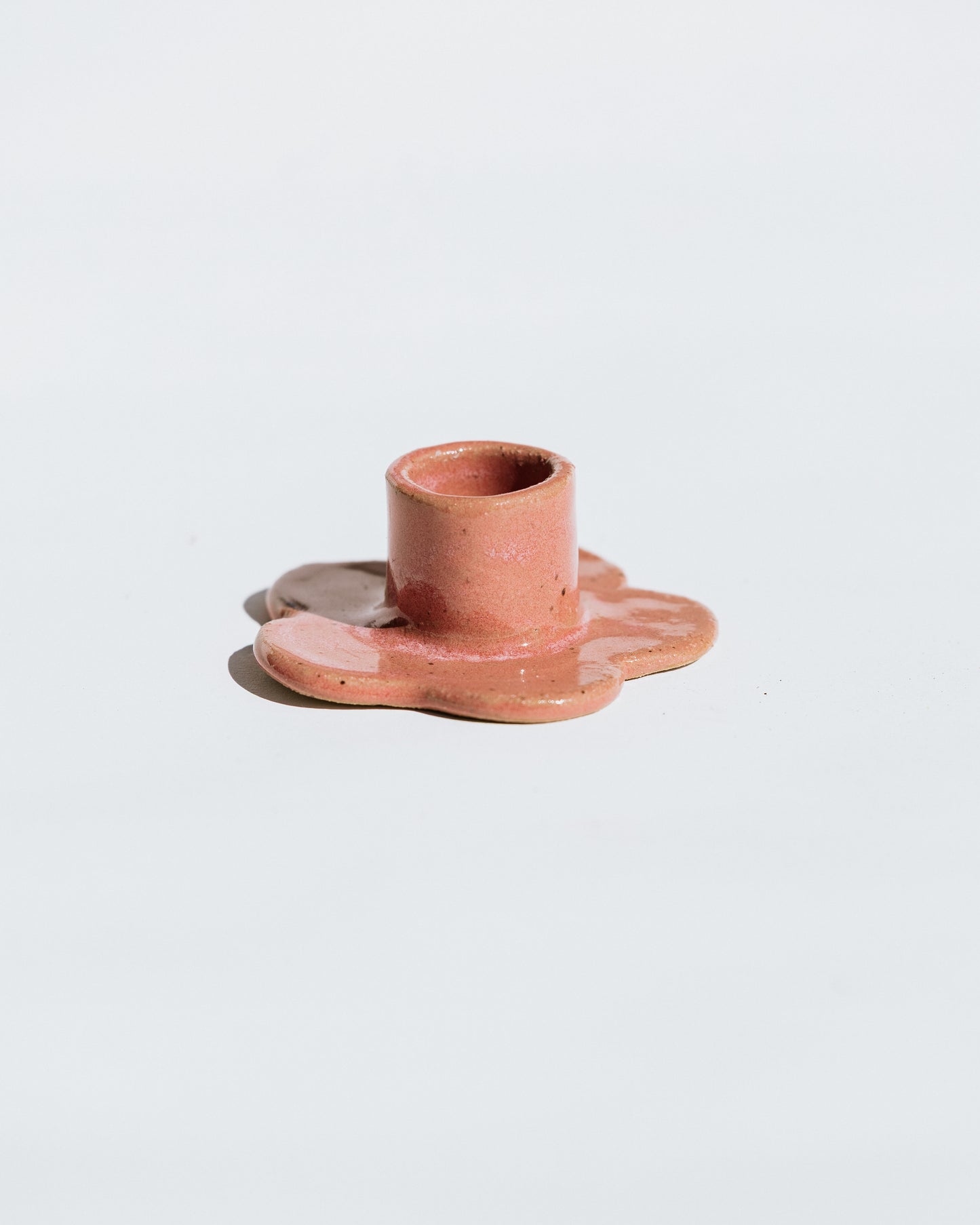 Floral Candlestick Holder ~ Strawberry
