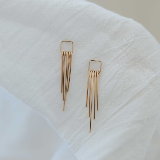 Little Gold Sticks Earrings