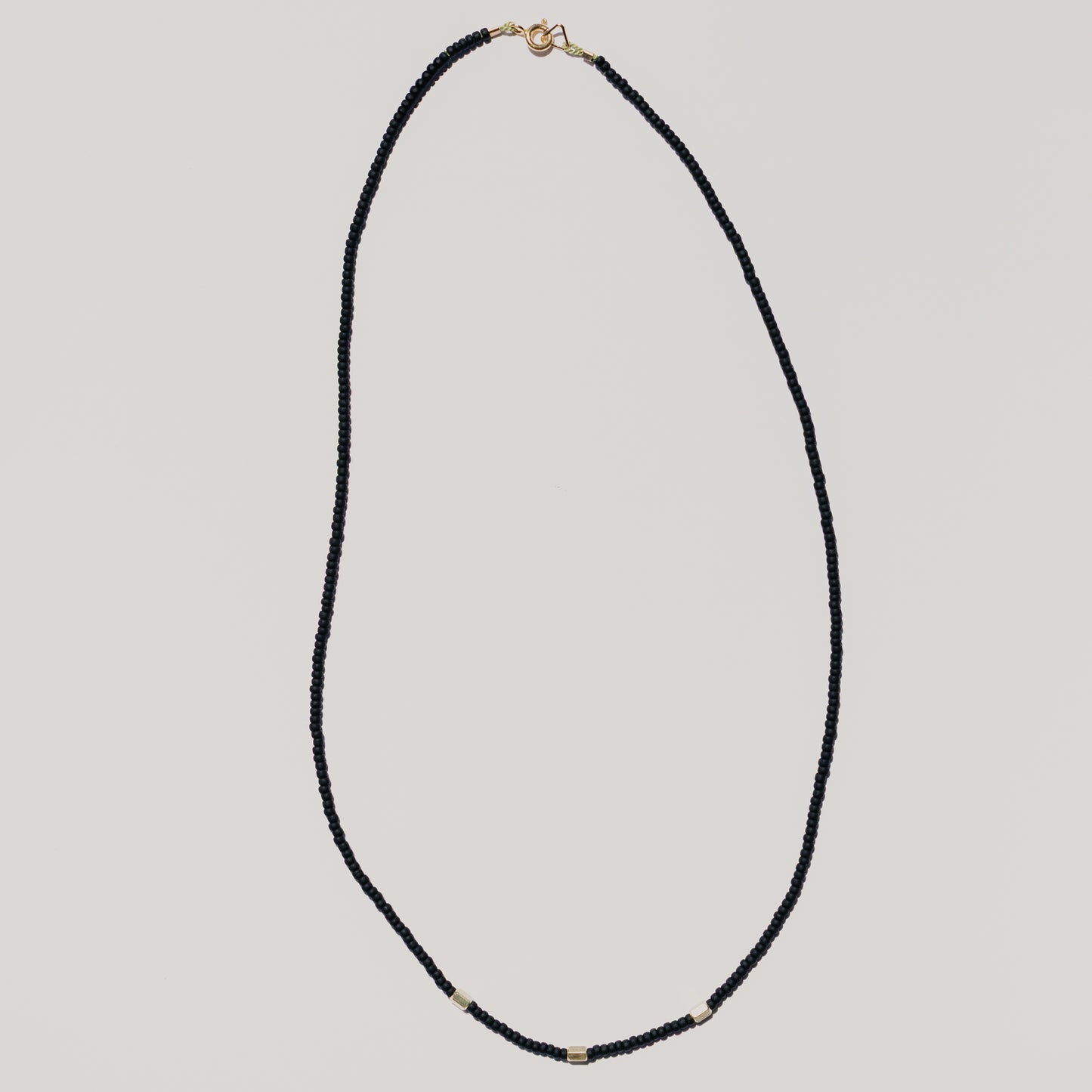 Black Bead Necklace