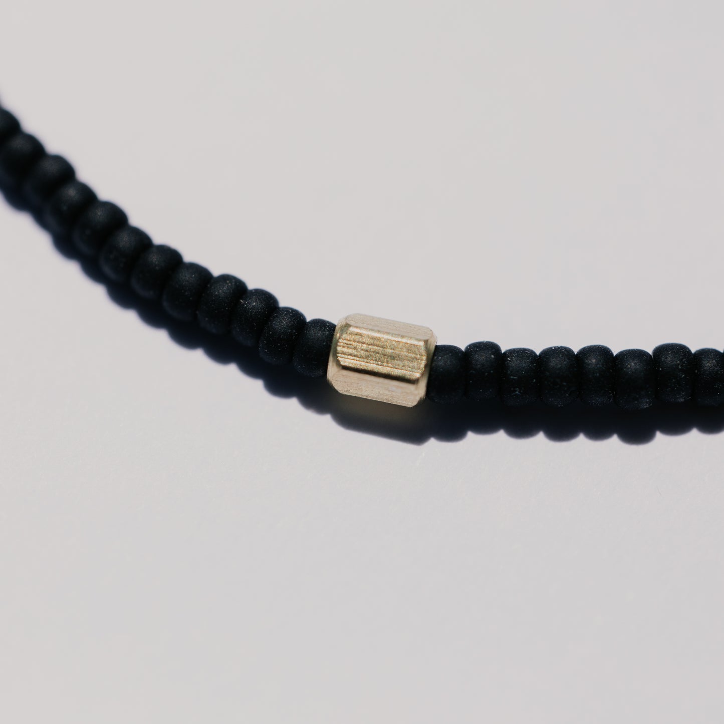 Black Bead Necklace